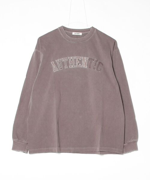 AUTHEN(オーセン)の「【AUTHEN】オーセン/ LS ヘビーウェイト アスレチック Tシャツ(Tシャツ/カットソー・メンズ・ベージュ系その他/ブラック/パープル・LARGE/MEDIUM/SMALL)」の9枚目の写真