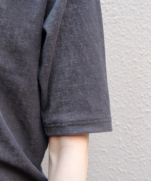 THE SHINZONE(ザ シンゾーン)の「THE SHINZONE/シンゾーン パイルハーフスリーブカーディガン PILE HALF SLEEVE CARDIGAN 26MMSCU03(カーディガン/ボレロ・レディース・ブルー/グレー/ブラック・FREE)」の6枚目の写真