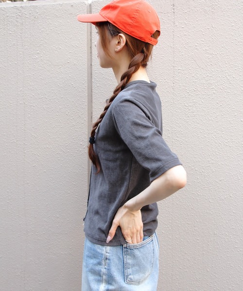 THE SHINZONE(ザ シンゾーン)の「THE SHINZONE/シンゾーン パイルハーフスリーブカーディガン PILE HALF SLEEVE CARDIGAN 26MMSCU03(カーディガン/ボレロ・レディース・ブルー/グレー/ブラック・FREE)」の8枚目の写真