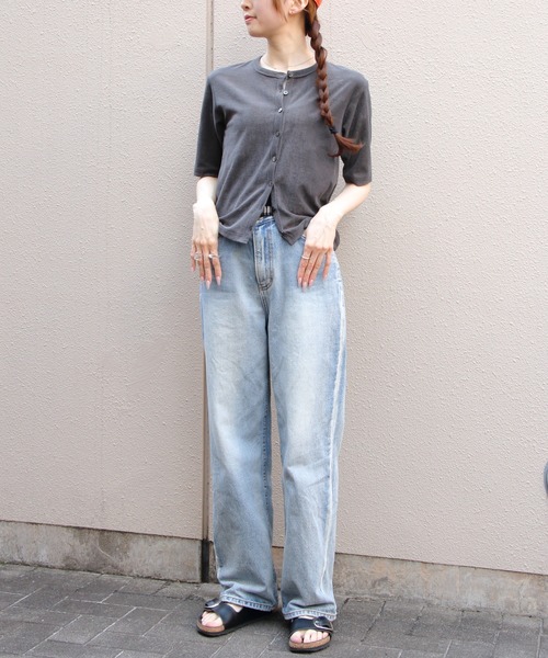 THE SHINZONE(ザ シンゾーン)の「THE SHINZONE/シンゾーン パイルハーフスリーブカーディガン PILE HALF SLEEVE CARDIGAN 26MMSCU03(カーディガン/ボレロ・レディース・ブルー/グレー/ブラック・FREE)」の11枚目の写真