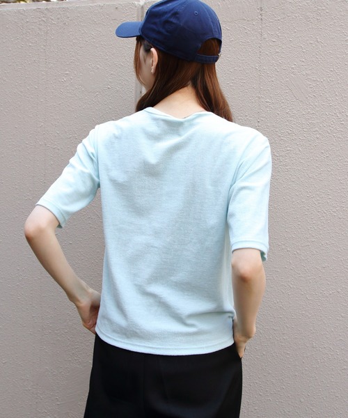 THE SHINZONE(ザ シンゾーン)の「THE SHINZONE/シンゾーン パイルハーフスリーブカーディガン PILE HALF SLEEVE CARDIGAN 26MMSCU03(カーディガン/ボレロ・レディース・ブルー/グレー/ブラック・FREE)」の18枚目の写真
