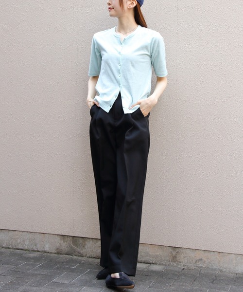 THE SHINZONE(ザ シンゾーン)の「THE SHINZONE/シンゾーン パイルハーフスリーブカーディガン PILE HALF SLEEVE CARDIGAN 26MMSCU03(カーディガン/ボレロ・レディース・ブルー/グレー/ブラック・FREE)」の21枚目の写真