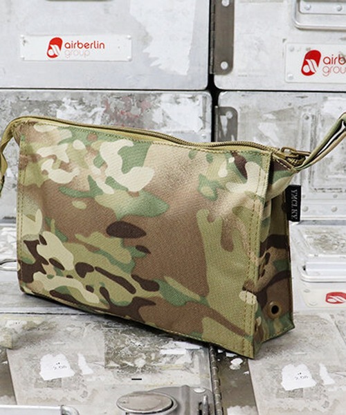 ８(eight)（エイト）の「エチケットポーチ（クラッチバッグ・メンズ・ブラック/オリーブ/ブラウン系カモフラージュ・FREE）」の3枚目の写真