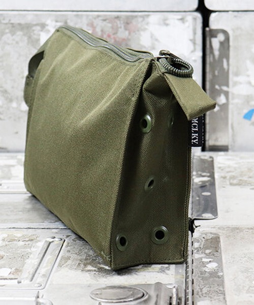 ８(eight)（エイト）の「エチケットポーチ（クラッチバッグ・メンズ・ブラック/オリーブ/ブラウン系カモフラージュ・FREE）」の6枚目の写真