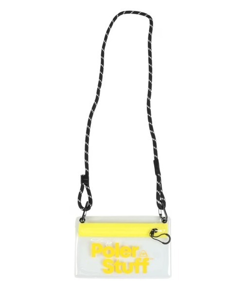POLeR（ポーラー）の「POLER HIGH&DRY PVC CLEAR MOBILE SACOCHE（ポーラー HIGH&DRY PVC クリア モバイル サコッシュ）（ボディバッグ/ウエストポーチ・メンズ・ブラック/オレンジ/イエロー・ONE SIZE）」の2枚目の写真