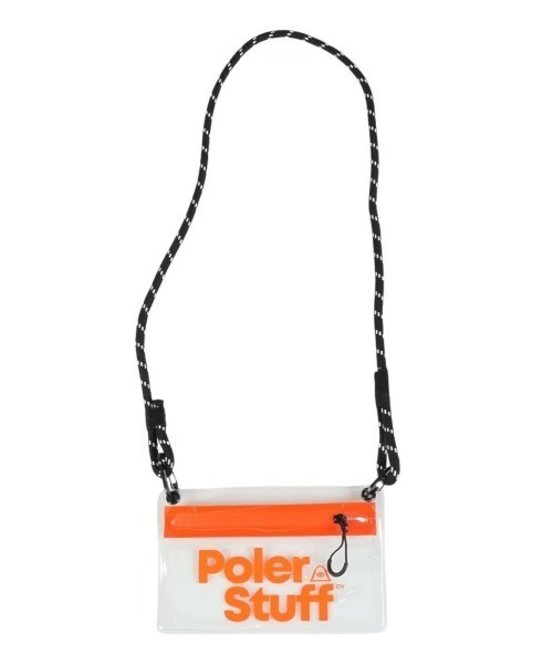 POLeR（ポーラー）の「POLER HIGH&DRY PVC CLEAR MOBILE SACOCHE（ポーラー HIGH&DRY PVC クリア モバイル サコッシュ）（ボディバッグ/ウエストポーチ・メンズ・ブラック/オレンジ/イエロー・ONE SIZE）」の3枚目の写真