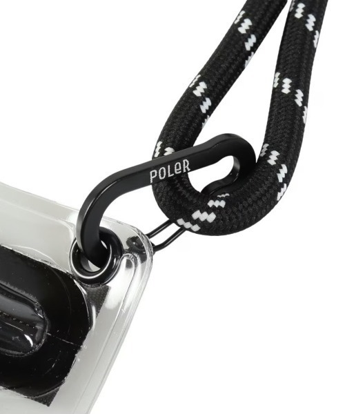 POLeR（ポーラー）の「POLER HIGH&DRY PVC CLEAR MOBILE SACOCHE（ポーラー HIGH&DRY PVC クリア モバイル サコッシュ）（ボディバッグ/ウエストポーチ・メンズ・ブラック/オレンジ/イエロー・ONE SIZE）」の9枚目の写真