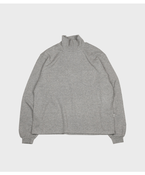 MMOGARDEN（エメモガーデン）の「mock neck pocket knit (3colors)（ニット/セーター・メンズ・ライトグレー/ブルー/ブラウン・1/3）」の5枚目の写真