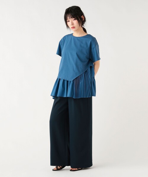 BEAMS HEART(ビームスハート)の「【7/2値下げ】リネンライク イージー ワイドパンツ(その他パンツ・レディース・オリーブ/ナチュラル/グレー/ネイビー・FREE)」の18枚目の写真