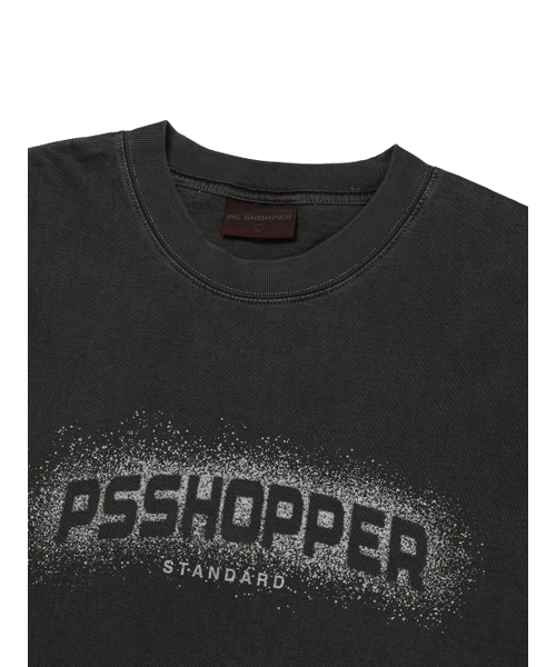 PSSHOPPER（ピーエスショッパ）の「スノープリンティング高密度半袖Tシャツ[ダークグレー]（Tシャツ/カットソー・メンズ・その他・MEDIUM/LARGE/X-LARGE）」の4枚目の写真