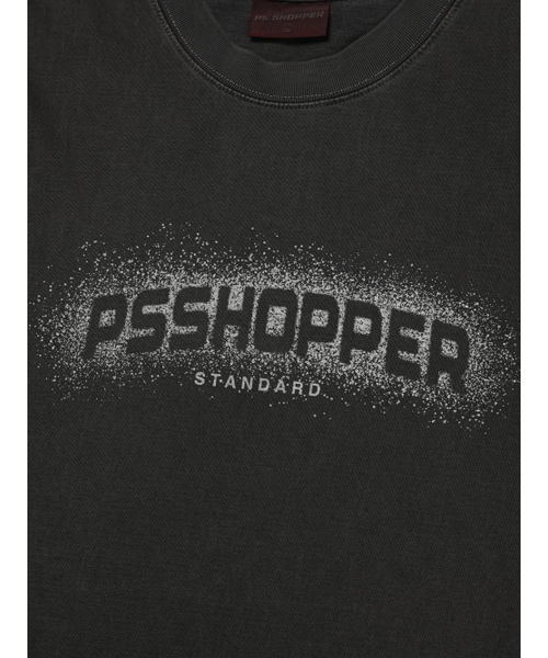 PSSHOPPER（ピーエスショッパ）の「スノープリンティング高密度半袖Tシャツ[ダークグレー]（Tシャツ/カットソー・メンズ・その他・MEDIUM/LARGE/X-LARGE）」の5枚目の写真