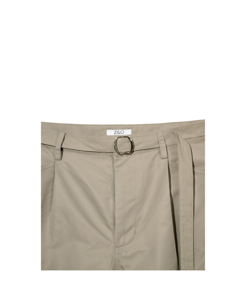 ZNO(ジーアンドオー)の「ナイロンベルト付きカーゴショートパンツ(ベージュ)(その他パンツ・メンズ・その他・LARGE/MEDIUM/SMALL)」の8枚目の写真