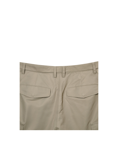 ZNO(ジーアンドオー)の「ナイロンベルト付きカーゴショートパンツ(ベージュ)(その他パンツ・メンズ・その他・LARGE/MEDIUM/SMALL)」の4枚目の写真