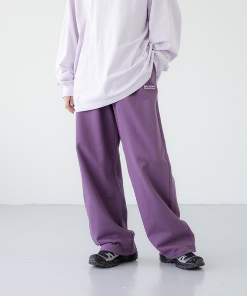 LOWRYS FARM(ローリーズファーム)の「【LFM(U)】SWEAT PANTS/P 629968(スウェットパンツ・メンズ・グレー/サックスブルー/ホワイト/ピンク/ネイビー/ブルー系その他/チャコールグレー/パープル・SMALL/MEDIUM/LARGE)」の8枚目の写真
