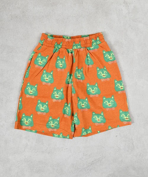 MARKEY'S（マーキーズ）の「ソウガラミニウラケワイドタックハーフパンツ（その他パンツ・キッズ・ブラック系その他/オレンジ系その他/ブルー系その他・80/90/100/110/120/130/140/150）」の3枚目の写真