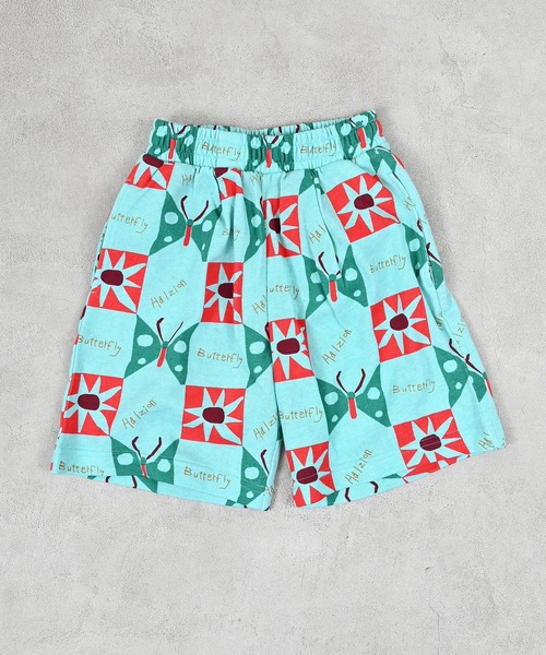 MARKEY'S（マーキーズ）の「ソウガラミニウラケワイドタックハーフパンツ（その他パンツ・キッズ・ブラック系その他/オレンジ系その他/ブルー系その他・80/90/100/110/120/130/140/150）」の5枚目の写真