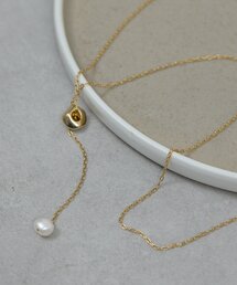 GALLARDAGALANTE | パールメタルブロックネックレス(リング)