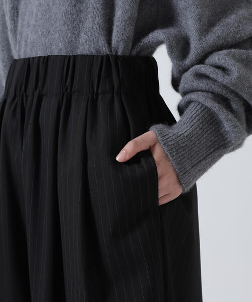 DROIT BELLO(ドロイトベロ)の「DROIT BELLO(ドロイトベロ)ストライプパンツ(その他パンツ・レディース・ブラック/チャコールグレー・S/M)」の9枚目の写真