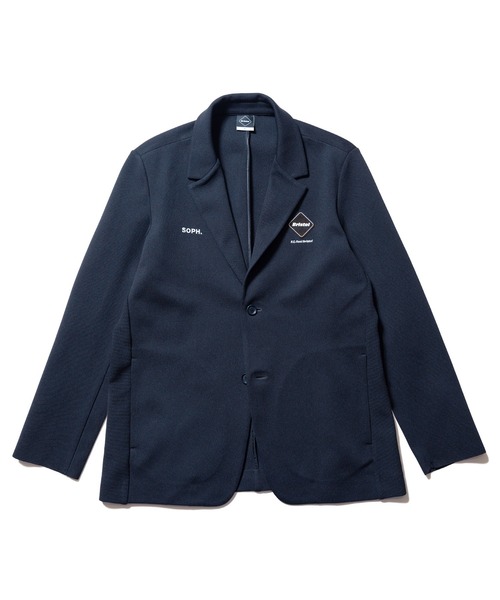 F.C.Real Bristol(エフシーレアルブリストル)の「TECH KNIT BLAZER(テーラードジャケット・メンズ・ネイビー/ブラック・MEDIUM/LARGE/SMALL/XX-LARGE/X-LARGE)」の1枚目の写真