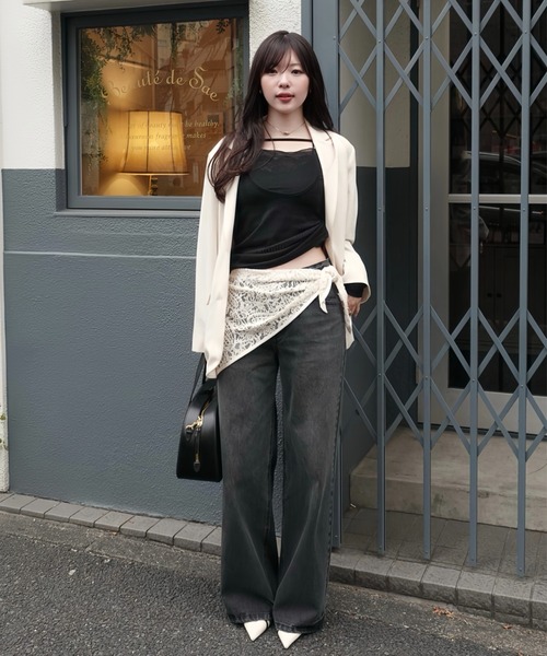 2way layered tops（ツーウェイレイヤードトップス）（Tシャツ