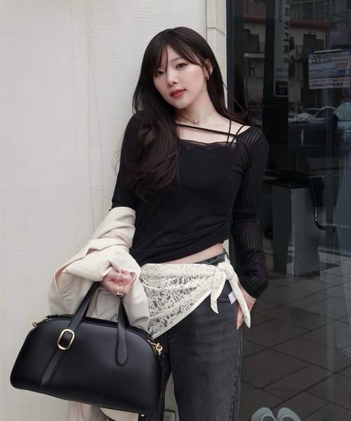 2way layered tops（ツーウェイレイヤードトップス）（Tシャツ