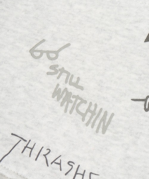 THRASHER(スラッシャー)の「THRASHER マルチロゴ スウェット ネックウォーマー ネックカバー 男女兼用(ネックウォーマー/スヌード・メンズ・チャコール/ブラック/グレー・FREE)」の6枚目の写真