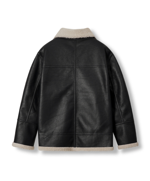 GRAYBLVD(グレイブラバット)の「ビーダブルユーシェアリングムートン GKDJP15 (ブラック)(ムートンコート・レディース・その他・MEDIUM/LARGE)」の3枚目の写真