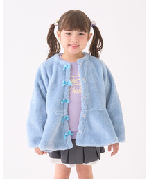 petit main（プティマイン）の「【Lycee mine バレエシリーズ】ノーカラーペプラムブルゾン（ブルゾン）」