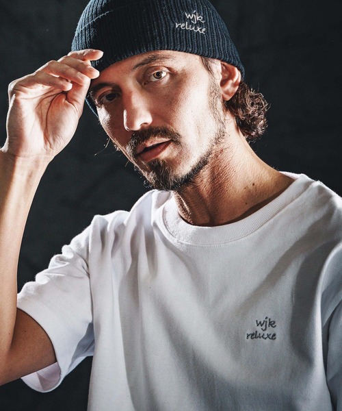 wjk reluxe(ダブルジェーケーリラックス)の「mt10165-heavy oz SS tee Tシャツ(WR26S-26)(Tシャツ/カットソー・メンズ・ブラック/スモークピンク/ホワイト・XL/L/M/S)」の2枚目の写真