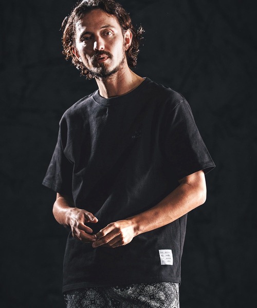 wjk reluxe(ダブルジェーケーリラックス)の「mt10165-heavy oz SS tee Tシャツ(WR26S-26)(Tシャツ/カットソー・メンズ・ブラック/スモークピンク/ホワイト・XL/L/M/S)」の1枚目の写真