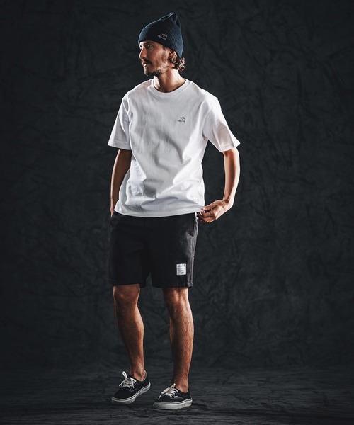 wjk reluxe(ダブルジェーケーリラックス)の「mt10165-heavy oz SS tee Tシャツ(WR26S-26)(Tシャツ/カットソー・メンズ・ブラック/スモークピンク/ホワイト・XL/L/M/S)」の7枚目の写真