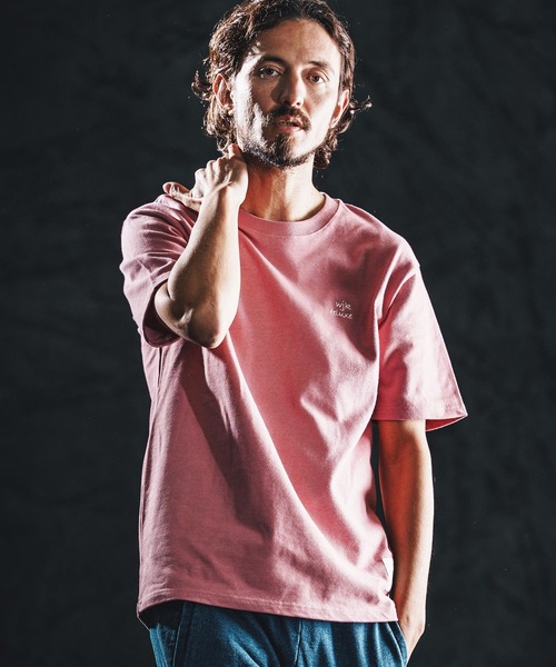 wjk reluxe(ダブルジェーケーリラックス)の「mt10165-heavy oz SS tee Tシャツ(WR26S-26)(Tシャツ/カットソー・メンズ・ブラック/スモークピンク/ホワイト・XL/L/M/S)」の10枚目の写真