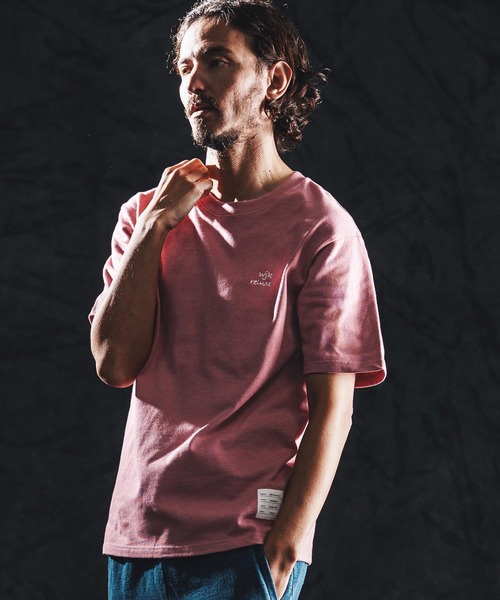 wjk reluxe(ダブルジェーケーリラックス)の「mt10165-heavy oz SS tee Tシャツ(WR26S-26)(Tシャツ/カットソー・メンズ・ブラック/スモークピンク/ホワイト・XL/L/M/S)」の12枚目の写真