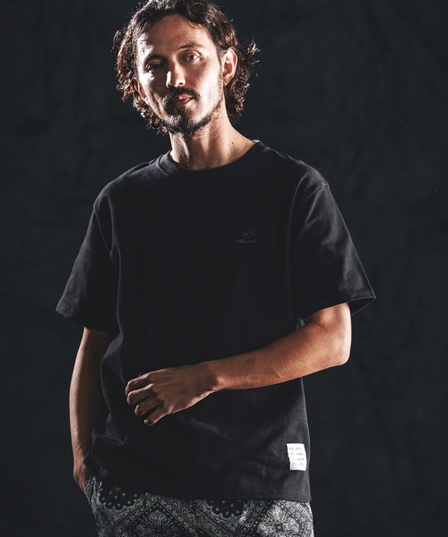 wjk reluxe(ダブルジェーケーリラックス)の「mt10165-heavy oz SS tee Tシャツ(WR26S-26)(Tシャツ/カットソー・メンズ・ブラック/スモークピンク/ホワイト・XL/L/M/S)」の16枚目の写真