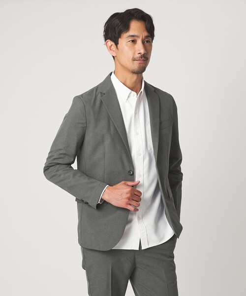 green label relaxing（グリーンレーベルリラクシング）の「【WEB限定】JUST fit ドライポリエステル ナロー セットアップ -吸水速乾-（セットアップ・メンズ・グレー系/オリーブ/ブラック/ダークブラウン/ダークグレー/ネイビー・XS/S/L/XXL/M/XL）」の9枚目の写真