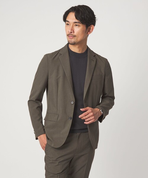 green label relaxing(グリーンレーベルリラクシング)の「【WEB限定】JUST fit ドライポリエステル ナロー セットアップ -吸水速乾-(セットアップ・メンズ・グレー系/オリーブ/ブラック/ダークブラウン/ダークグレー/ネイビー・XS/S/L/XXL/M/XL)」の15枚目の写真