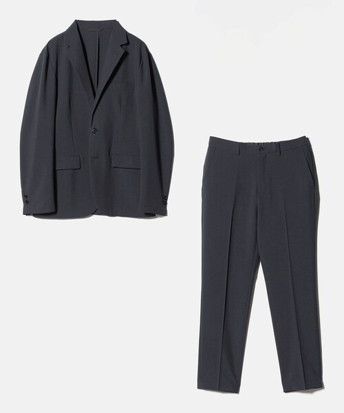 green label relaxing(グリーンレーベルリラクシング)の「【WEB限定】JUST fit ドライポリエステル ナロー セットアップ -吸水速乾-(セットアップ・メンズ・グレー系/オリーブ/ブラック/ダークブラウン/ダークグレー/ネイビー・XS/S/L/XXL/M/XL)」の19枚目の写真