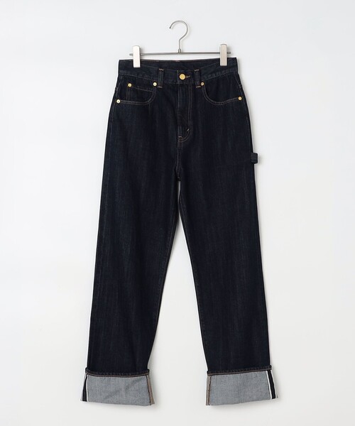 Rie Miller（リエミラー）の「【RM denim】45th limited editionﾛｰﾙｱｯﾌﾟｽﾄﾚｰﾄﾃﾞﾆﾑ(ｾﾙﾋﾞｯﾁ)（デニムパンツ・レディース・ネイビー・L/M/S/XS）」の9枚目の写真