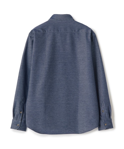 MEN'S BIGI(メンズビギ)の「デニムジャージ シャツブルゾン<ストレッチ>(シャツ/ブラウス・メンズ・ベージュ/ネイビー/ホワイト・02/01/04/03)」の10枚目の写真