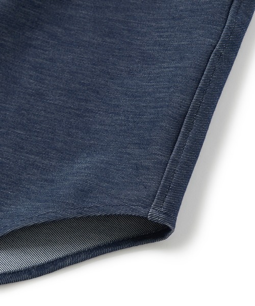 MEN'S BIGI(メンズビギ)の「デニムジャージ シャツブルゾン<ストレッチ>(シャツ/ブラウス・メンズ・ベージュ/ネイビー/ホワイト・02/01/04/03)」の9枚目の写真
