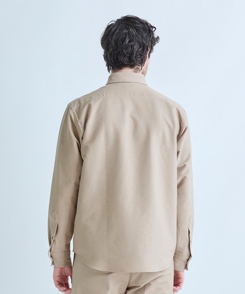 MEN'S BIGI(メンズビギ)の「デニムジャージ シャツブルゾン<ストレッチ>(シャツ/ブラウス・メンズ・ベージュ/ネイビー/ホワイト・02/01/04/03)」の22枚目の写真