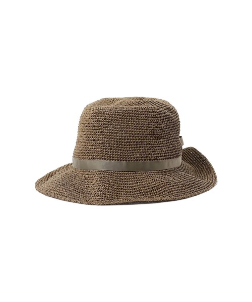 BEAMS HEART(ビームスハート)の「ペーパー リボン ハット(ハット・レディース・ナチュラル/ブラウン/ベージュ・ONE SIZE)」の15枚目の写真