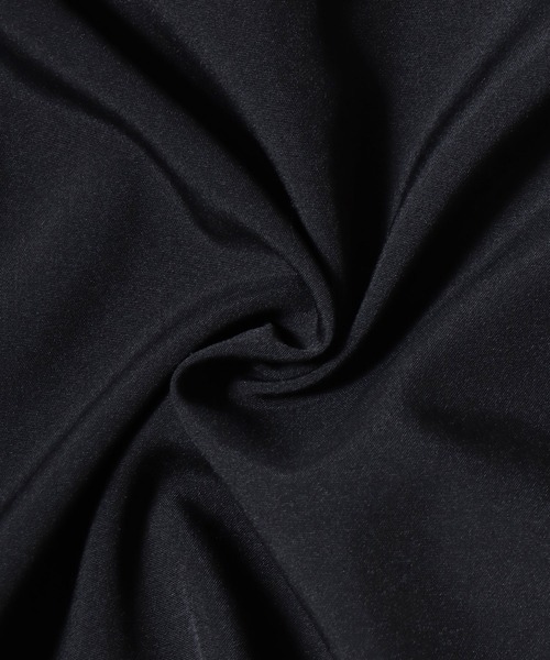 ANPAS（アンパス）の「Embroidered-Collar Long-Sleeve Shirt/襟花刺繍 長袖シャツ メンズ ストレッチ きれいめシャツ モノトーン（シャツ/ブラウス・メンズ・ブラック/ホワイト・L/M）」の14枚目の写真