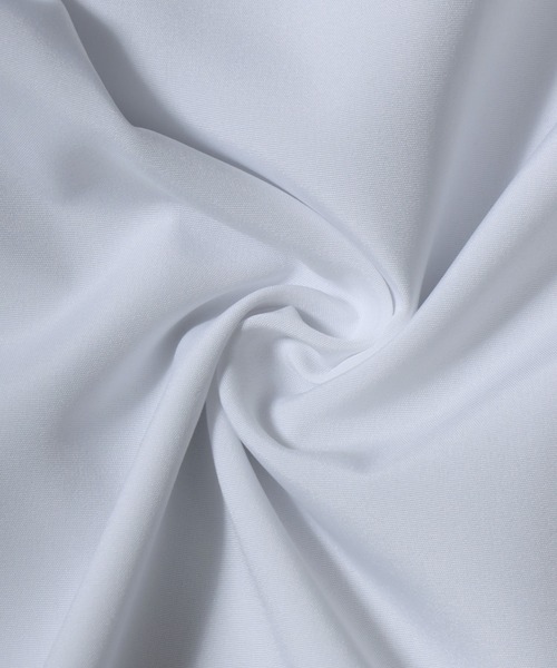 ANPAS（アンパス）の「Embroidered-Collar Long-Sleeve Shirt/襟花刺繍 長袖シャツ メンズ ストレッチ きれいめシャツ モノトーン（シャツ/ブラウス・メンズ・ブラック/ホワイト・L/M）」の13枚目の写真