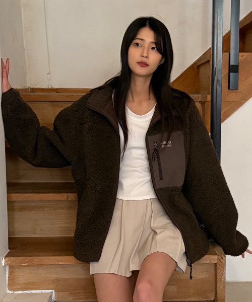 JEEP(ジープ)の「2WAY 1941 シェルパ ボアジャケット ジップアップ (JR5TZU095BR)(その他アウター・レディース・その他・SMALL/MEDIUM/LARGE/X-LARGE/2XL)」の10枚目の写真