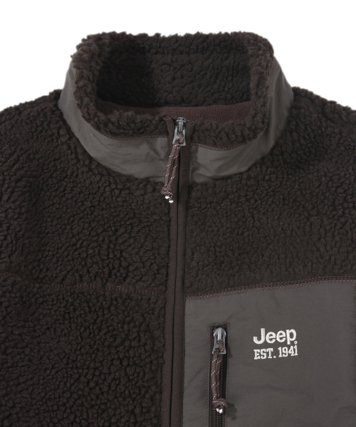 JEEP(ジープ)の「2WAY 1941 シェルパ ボアジャケット ジップアップ (JR5TZU095BR)(その他アウター・レディース・その他・SMALL/MEDIUM/LARGE/X-LARGE/2XL)」の18枚目の写真