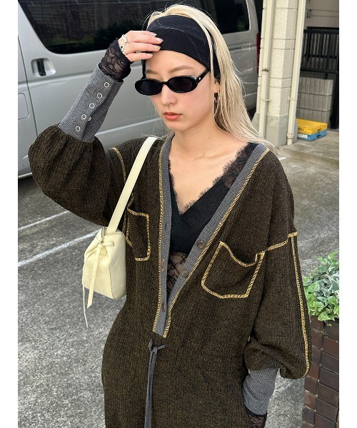 ELCHELE(エルチェレ)の「WAFFLE WEAVE JUMPSUIT(つなぎ/オールインワン・レディース・カーキ/ブルー・36/38)」の12枚目の写真