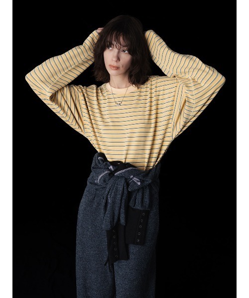 ELCHELE(エルチェレ)の「WAFFLE WEAVE JUMPSUIT(つなぎ/オールインワン・レディース・カーキ/ブルー・36/38)」の8枚目の写真