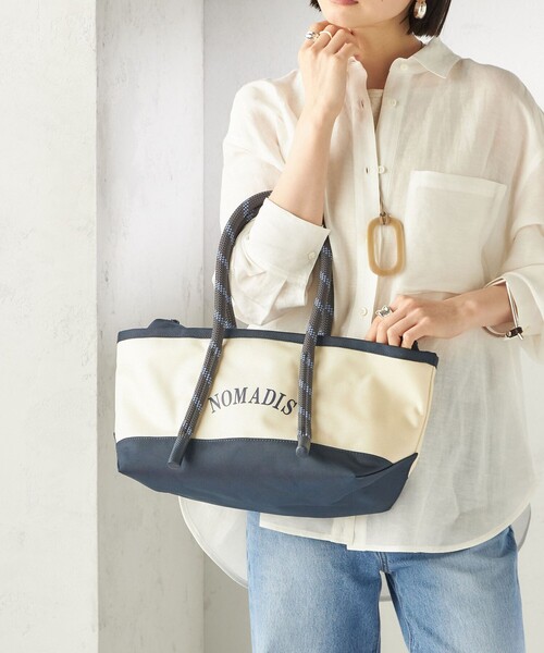 NOMADIS（ノマディス）の「【一部SHIPS別注】NOMADIS: CITY TREK（トートバッグ・レディース・ブラック/ネイビー・ONE SIZE）」の12枚目の写真