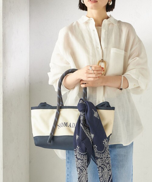 NOMADIS（ノマディス）の「【一部SHIPS別注】NOMADIS: CITY TREK（トートバッグ・レディース・ブラック/ネイビー・ONE SIZE）」の11枚目の写真
